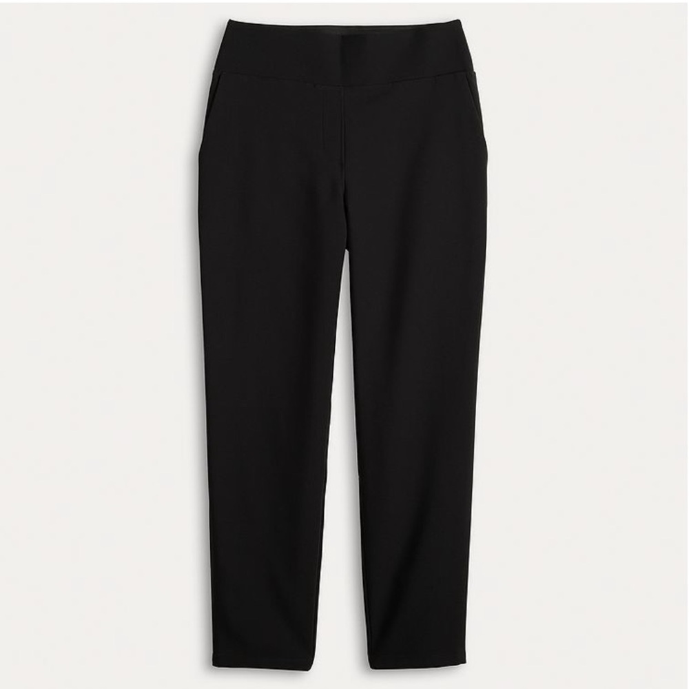 Nine West Pull-On Straight Ankle Pants
